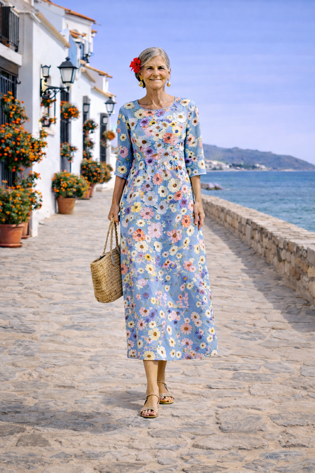Adriana | Vestido Floral Elegante