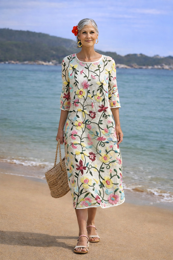 Erica | Vestido Floral Elegante