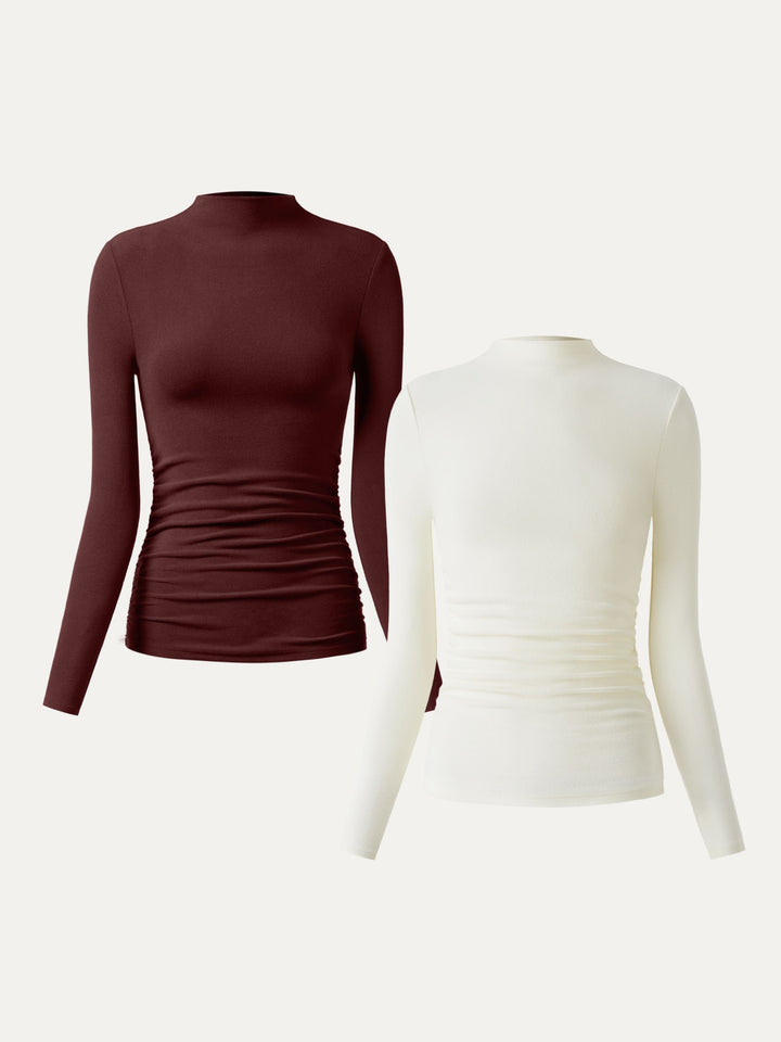 Elena | Blusa con Fruncidos Laterales
