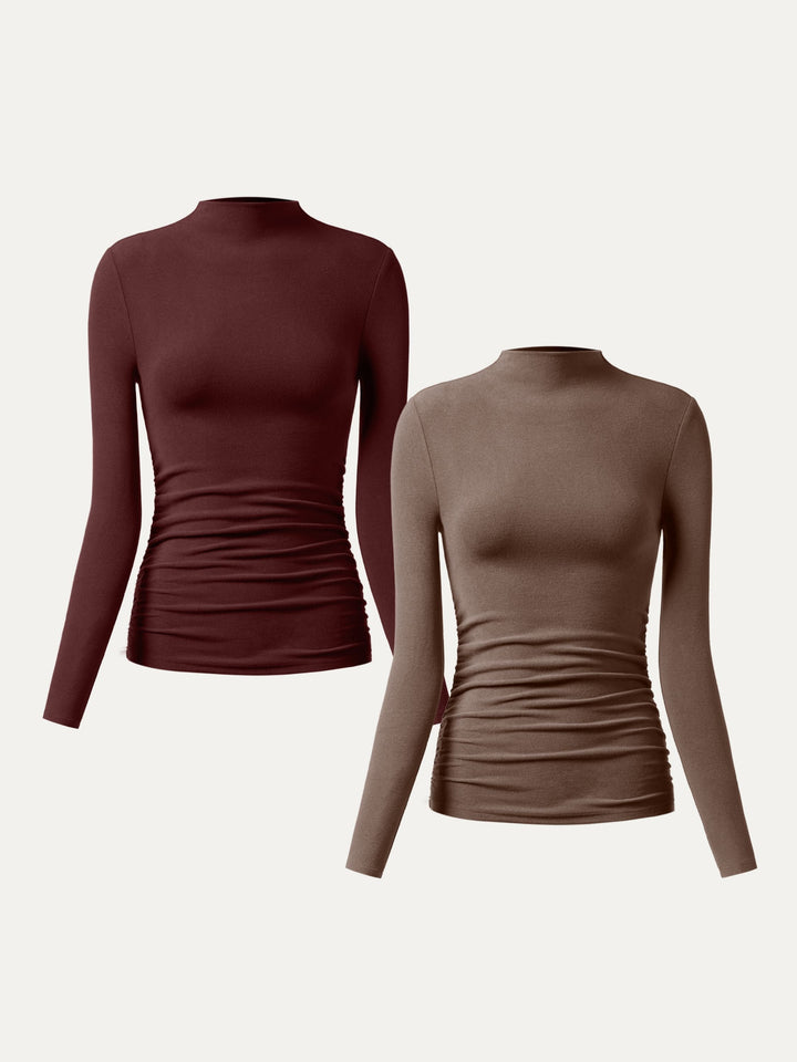 Elena | Blusa con Fruncidos Laterales