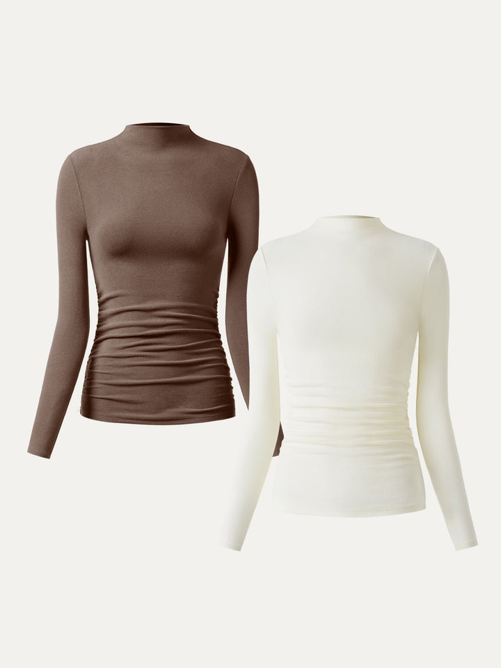 Elena | Blusa con Fruncidos Laterales