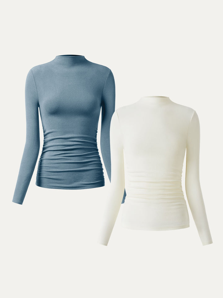 Elena | Blusa con Fruncidos Laterales