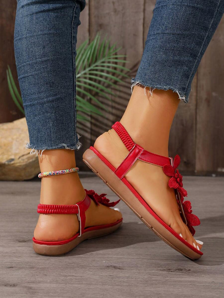 Floréa | Sandalias Ortopédicas con Flores Aplicadas