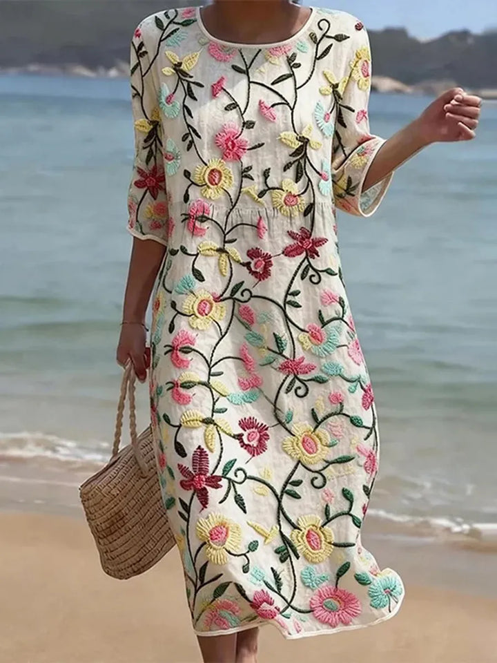 Erica | Vestido Floral Elegante