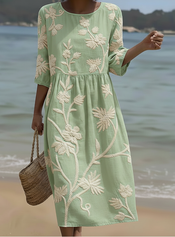 Renata | Vestido Floral Elegante