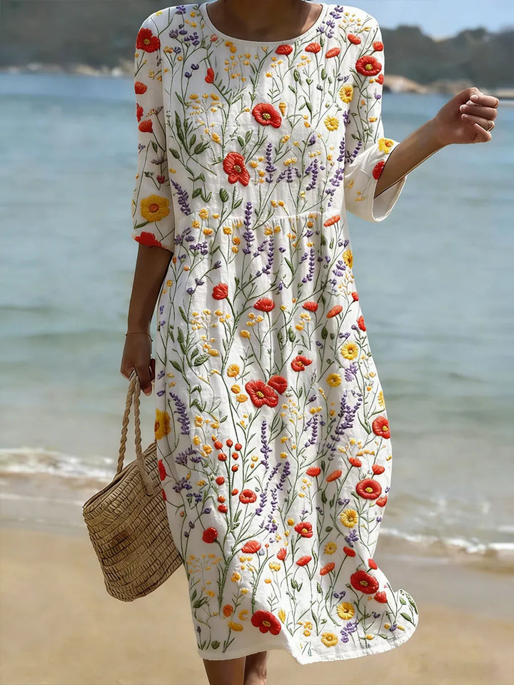 Natalia | Vestido Floral Elegante