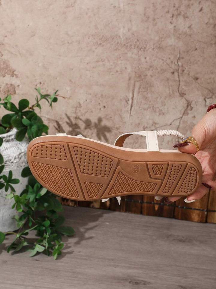 Floréa | Sandalias Ortopédicas con Flores Aplicadas