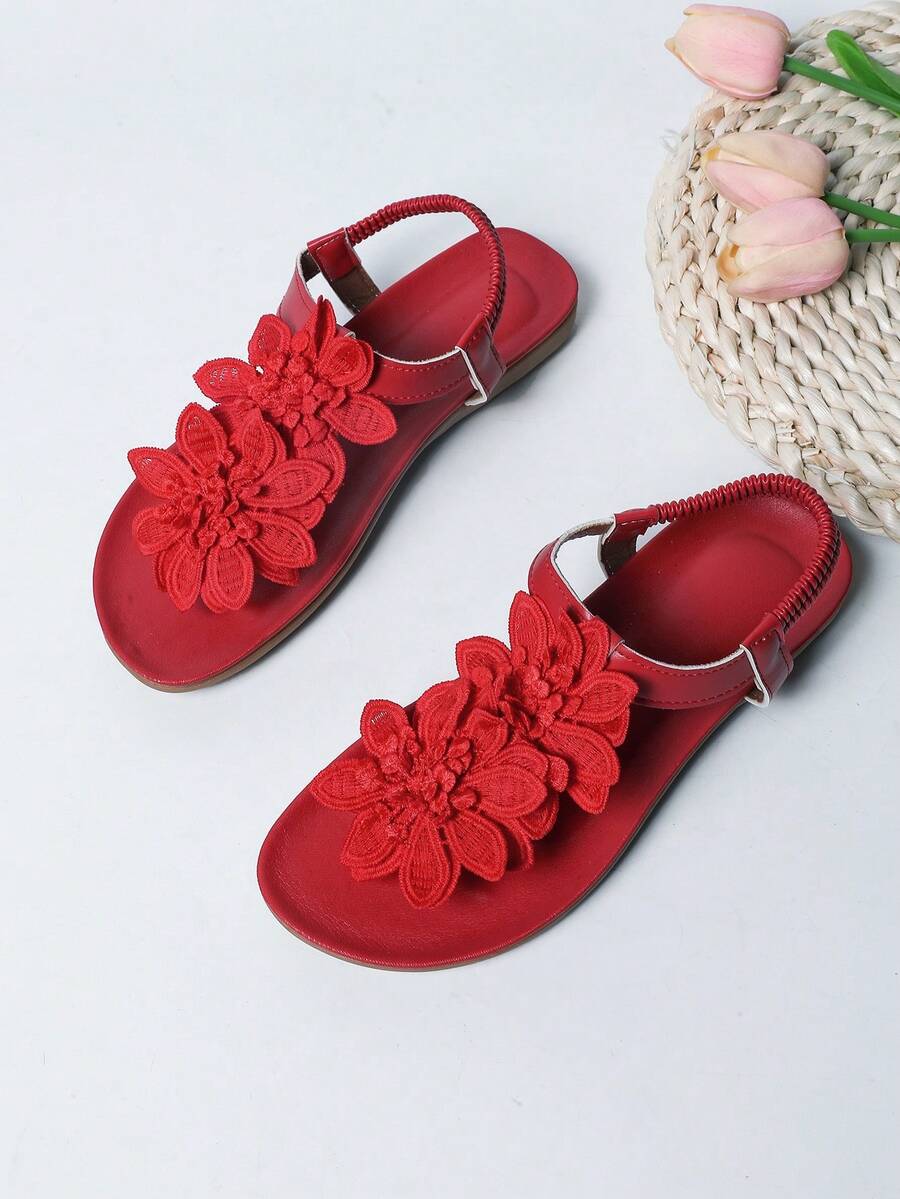 Floréa | Sandalias Ortopédicas con Flores Aplicadas