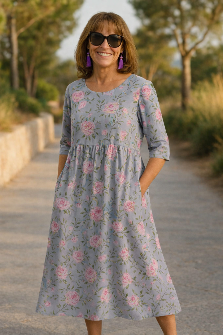 Lilia | Vestido midi cómodo y elegante