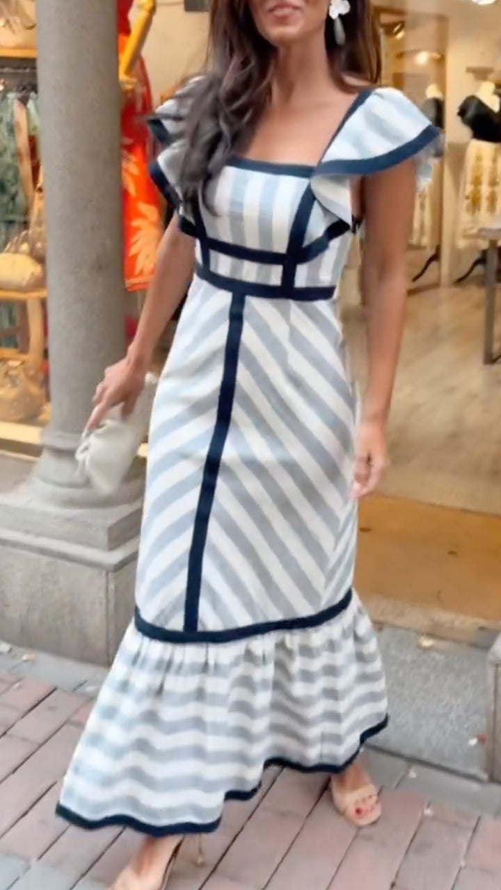 Dianne | Vestido Maxi Retro