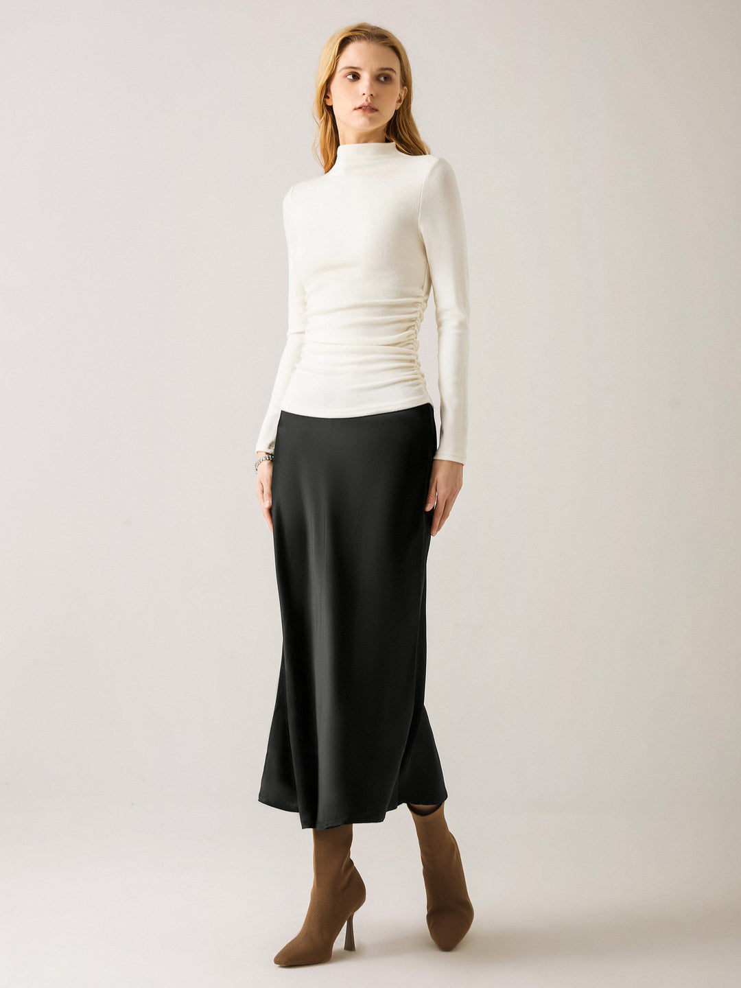 Elena | Blusa con Fruncidos Laterales