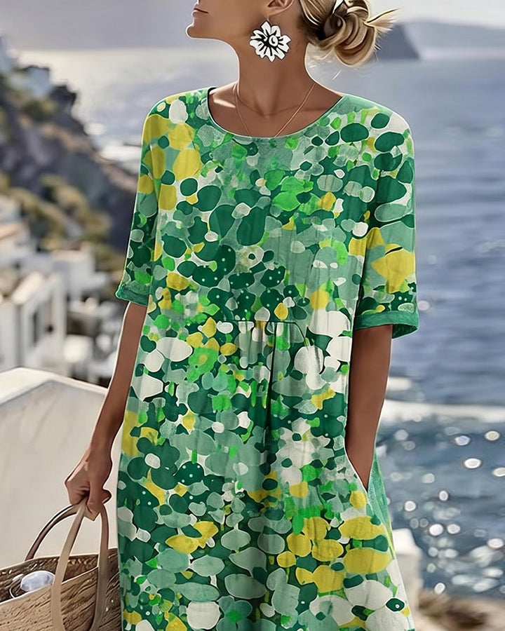 Flora | Vestido midi floral suelto