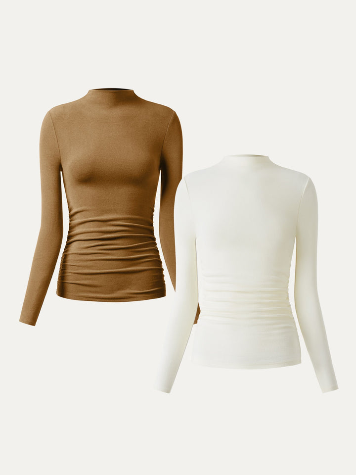 Elena | Blusa con Fruncidos Laterales