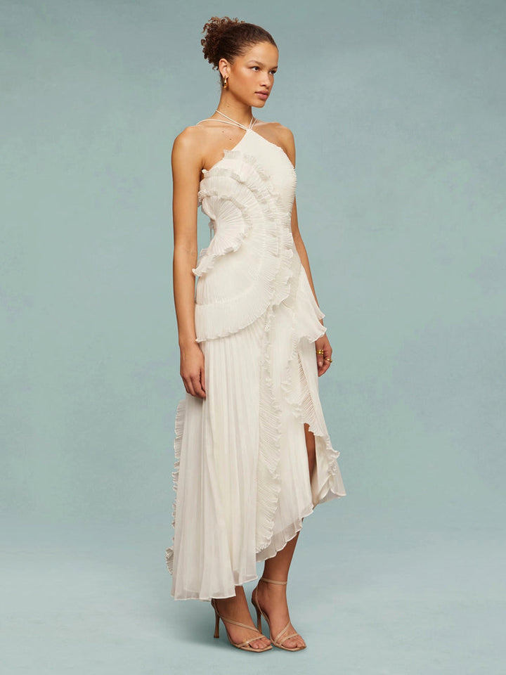 Elena™ | Vestido largo Ocean Whirlpool