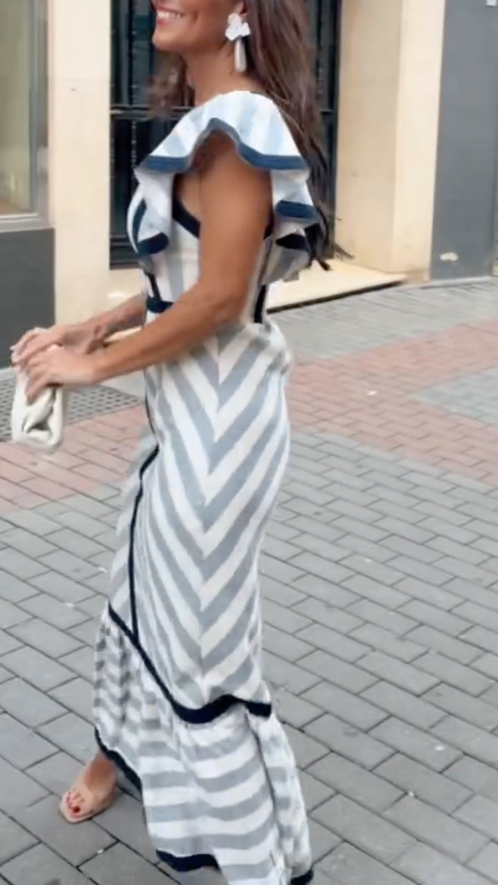 Dianne | Vestido Maxi Retro