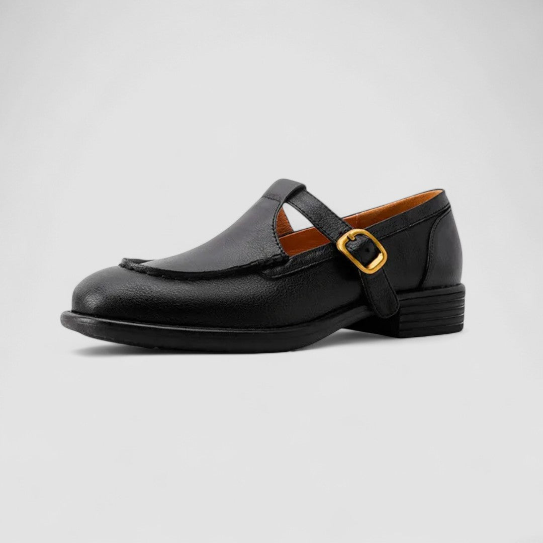 Zhelynne | Zapatos ortopédicos Mary Jane de punta cuadrada