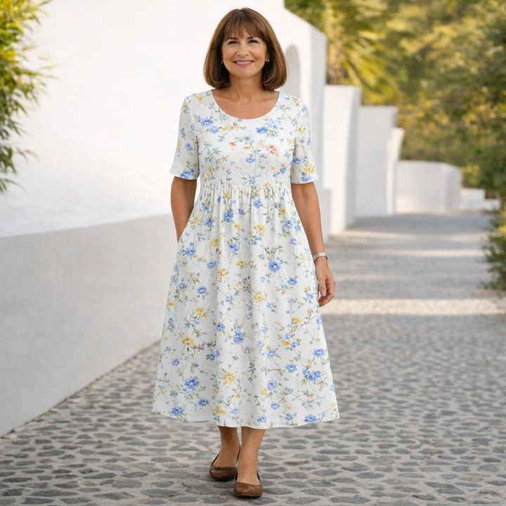 Robina | Vestido Midi Floral