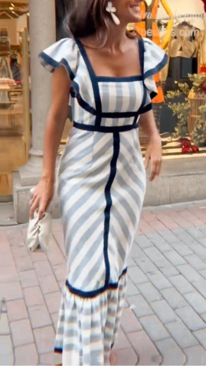 Dianne | Vestido Maxi Retro