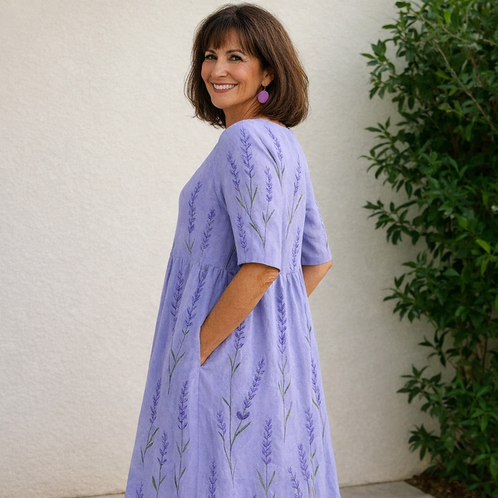 Lilia | Vestido midi cómodo y elegante