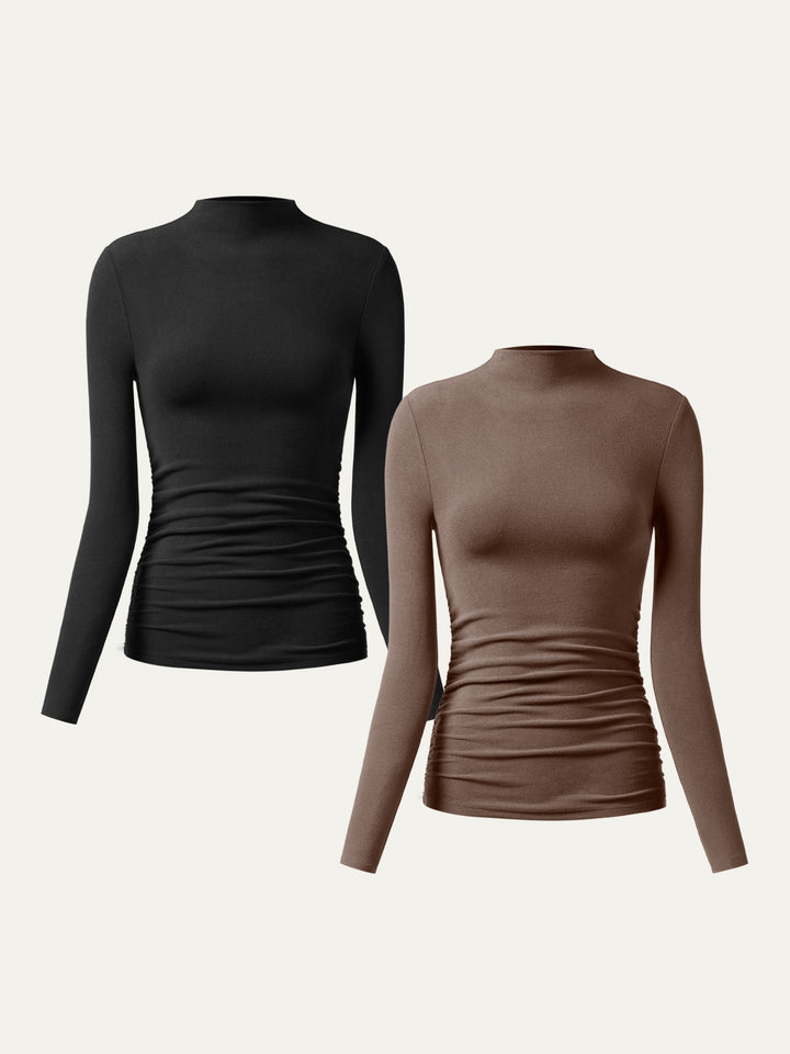 Elena | Blusa con Fruncidos Laterales