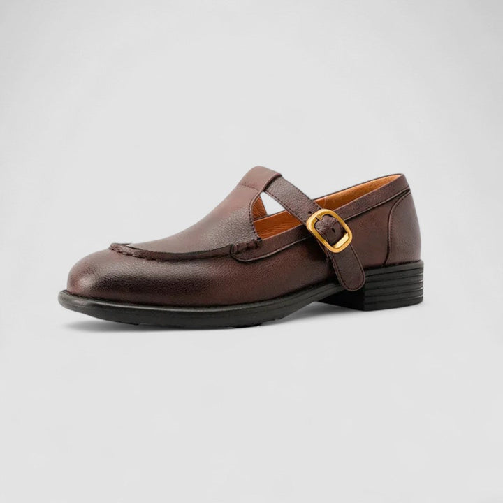 Zhelynne | Zapatos ortopédicos Mary Jane de punta cuadrada