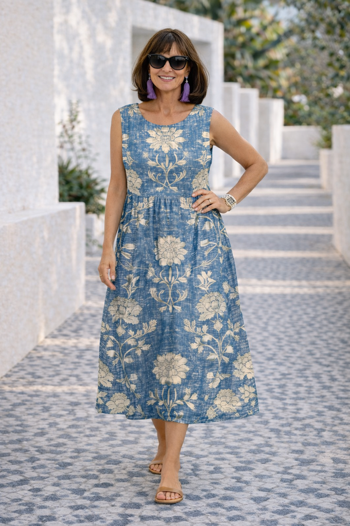 Catalina | Vestido midi cómodo y elegante