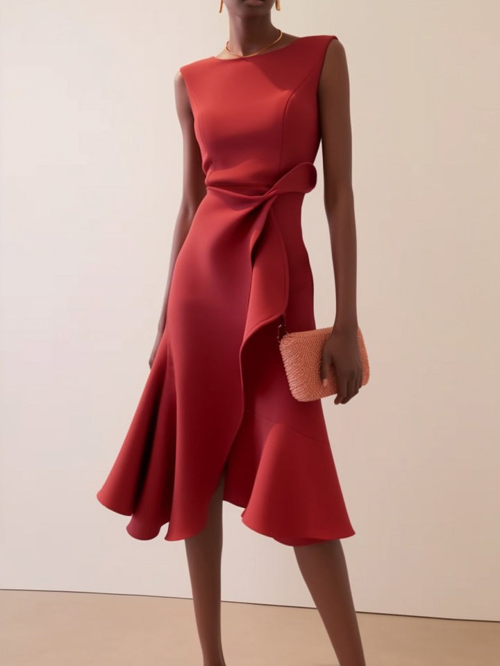 Darlene | Vestido midi sofisticado