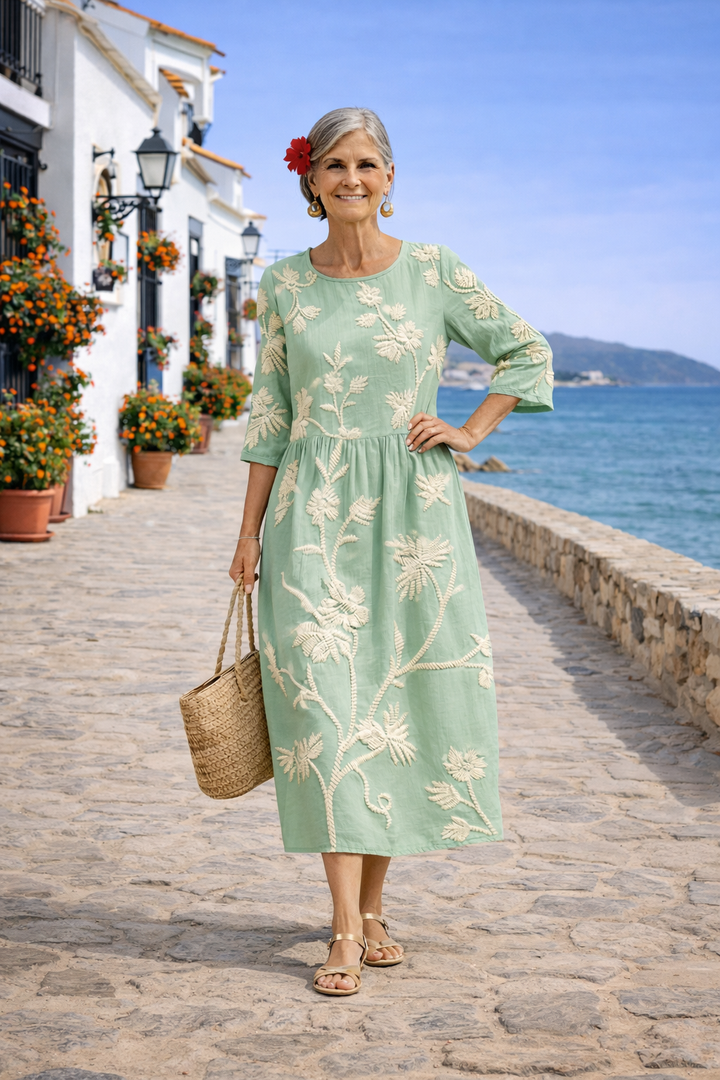 Renata | Vestido Floral Elegante