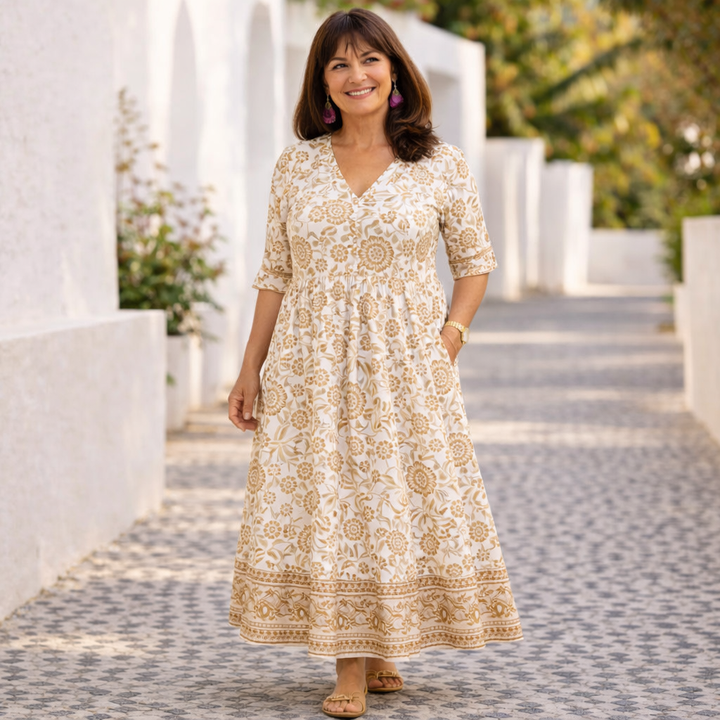 Elia | Vestido floral elegante y fresco