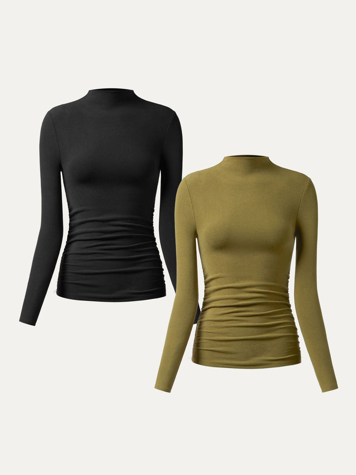 Elena | Blusa con Fruncidos Laterales
