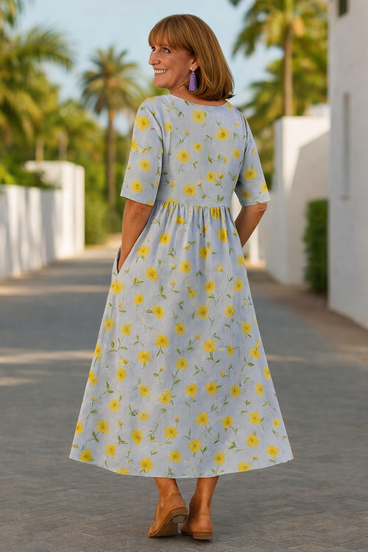 Lilia | Vestido midi cómodo y elegante