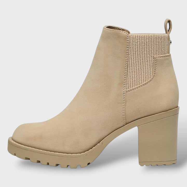 Botines de Tacón Bloque Clásicos Mujer