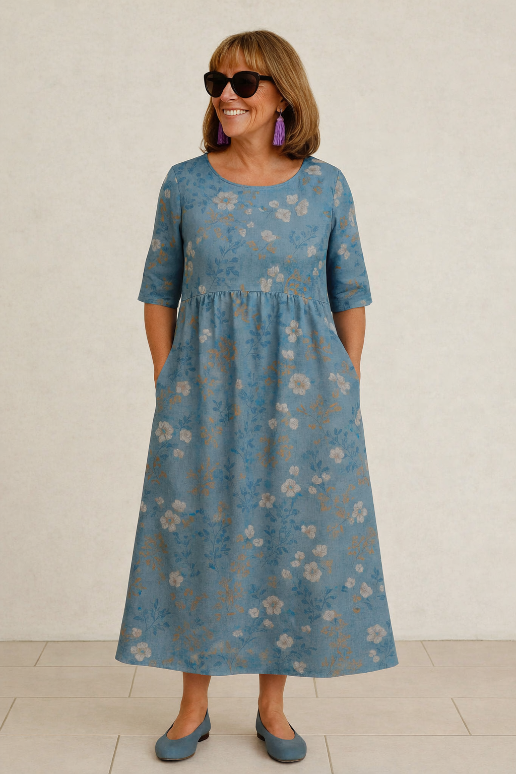 Lilia | Vestido midi cómodo y elegante