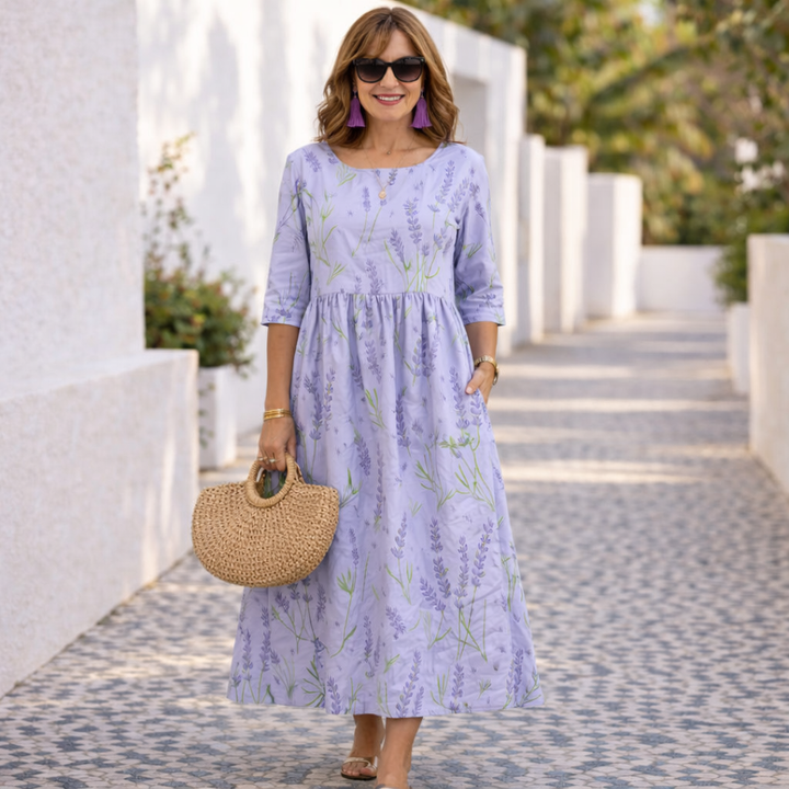 Susana | Vestido Floral con un Toque de Verano