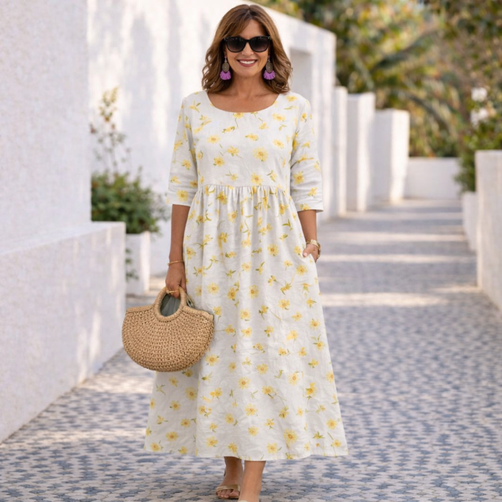 Susana | Vestido Floral con un Toque de Verano
