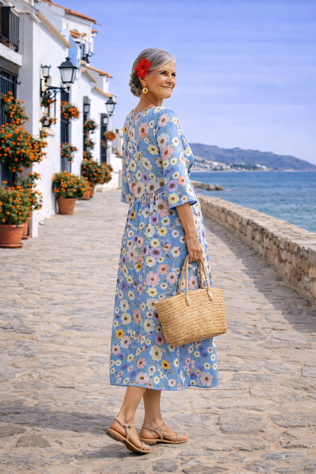 Adriana | Vestido Floral Elegante