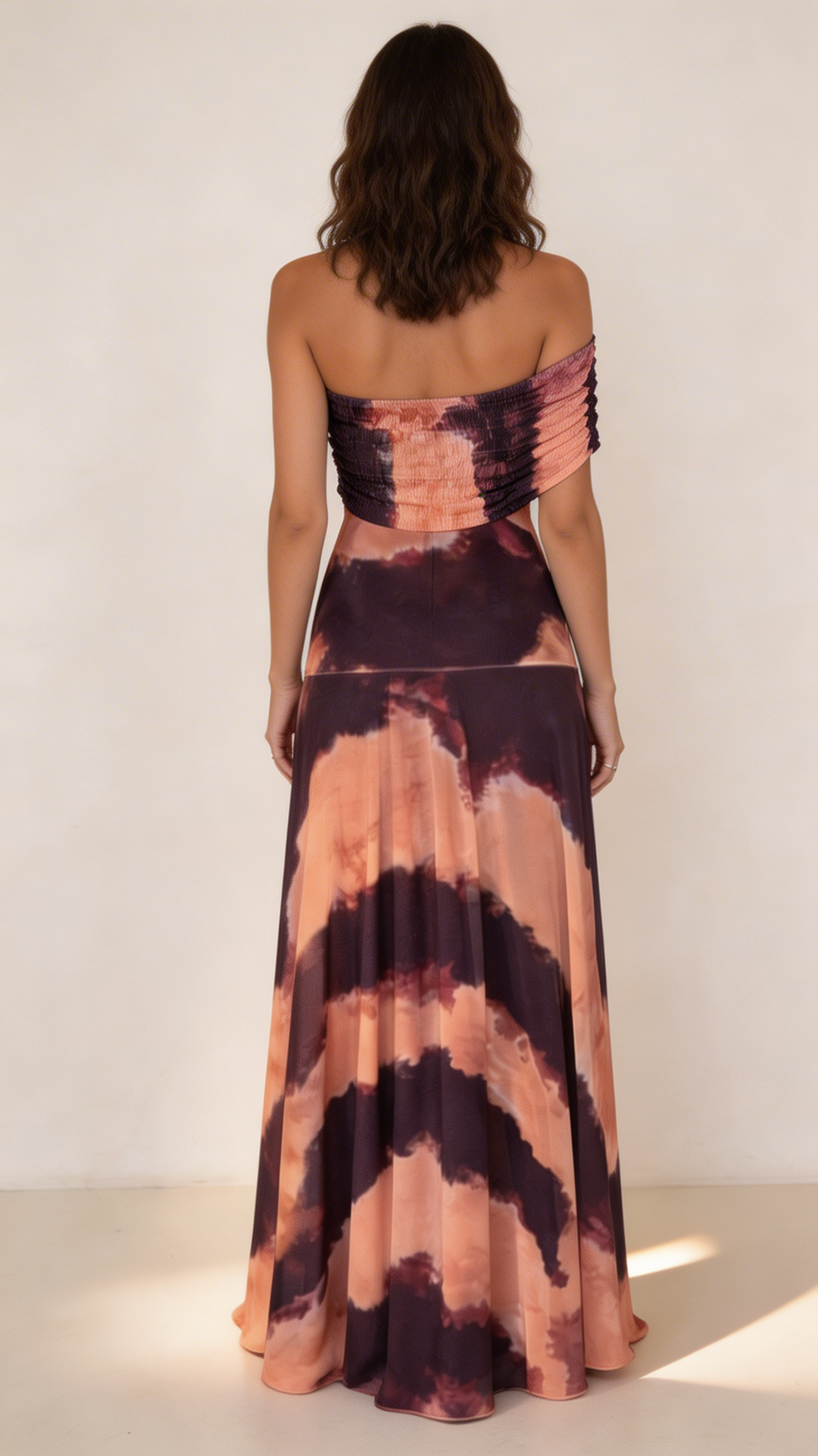 Sol | Vestido maxi tie dye