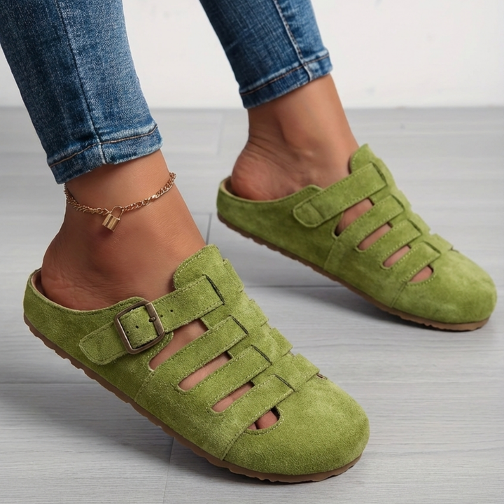 Sandalias Mules de Confort sin Cierre