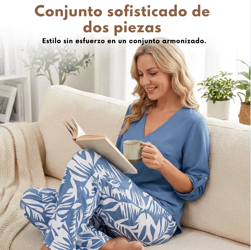 Conjunto Elegante - Estilo sin esfuerzo, frescura total