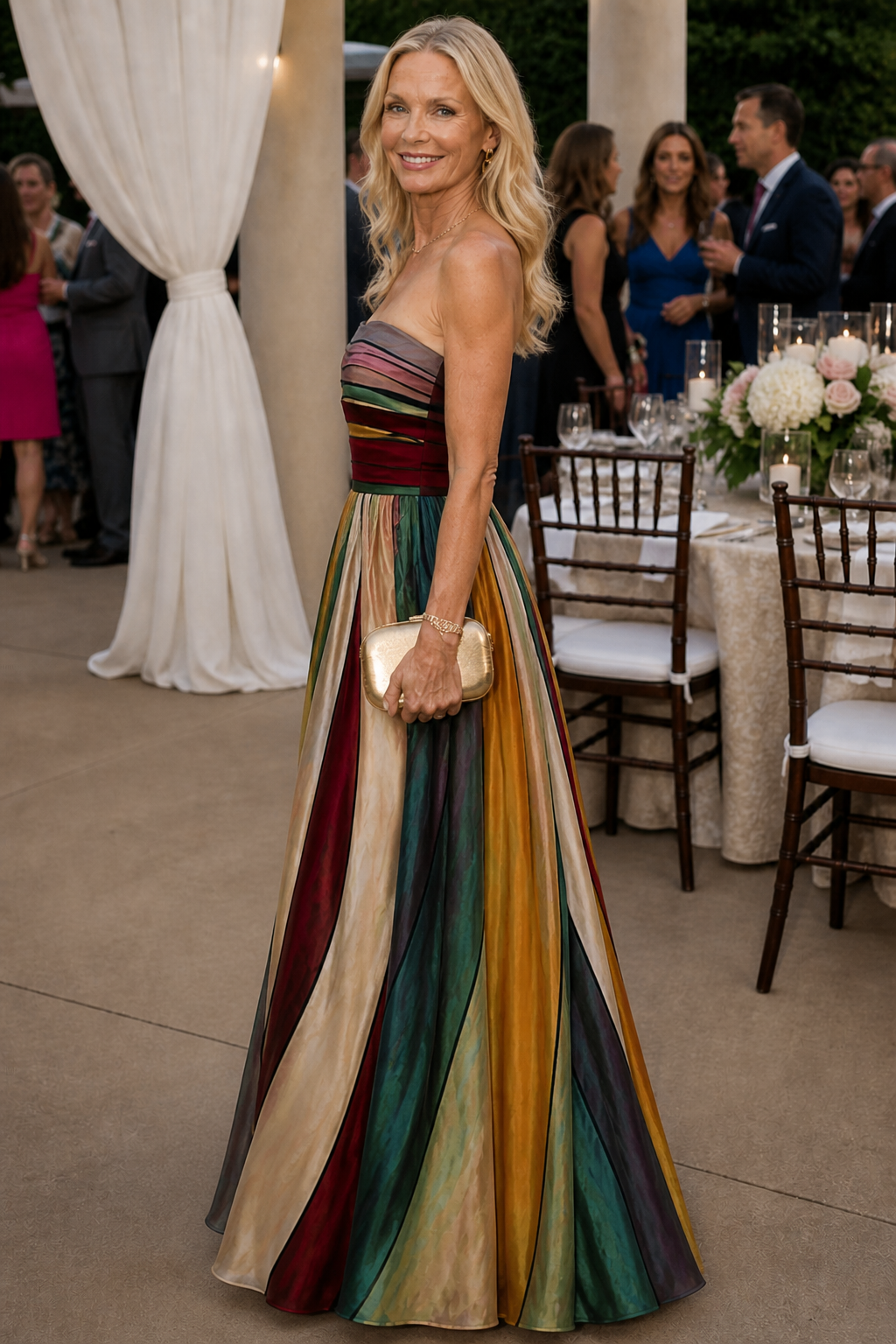 Sofía | Vestido A-Line Sin Tirantes