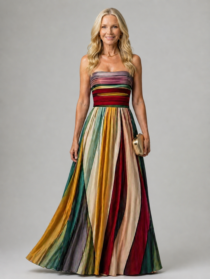 Sofía | Vestido A-Line Sin Tirantes