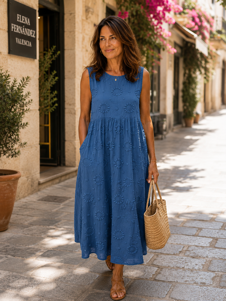 ELENA | VESTIDO MIDI ESTAMPADO