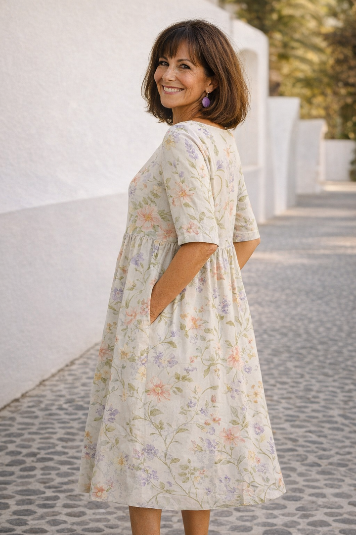 Lilia | Vestido midi cómodo y elegante