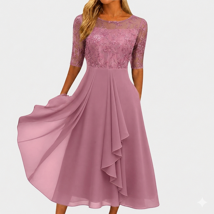 Blanca | Vestido elegante de encaje