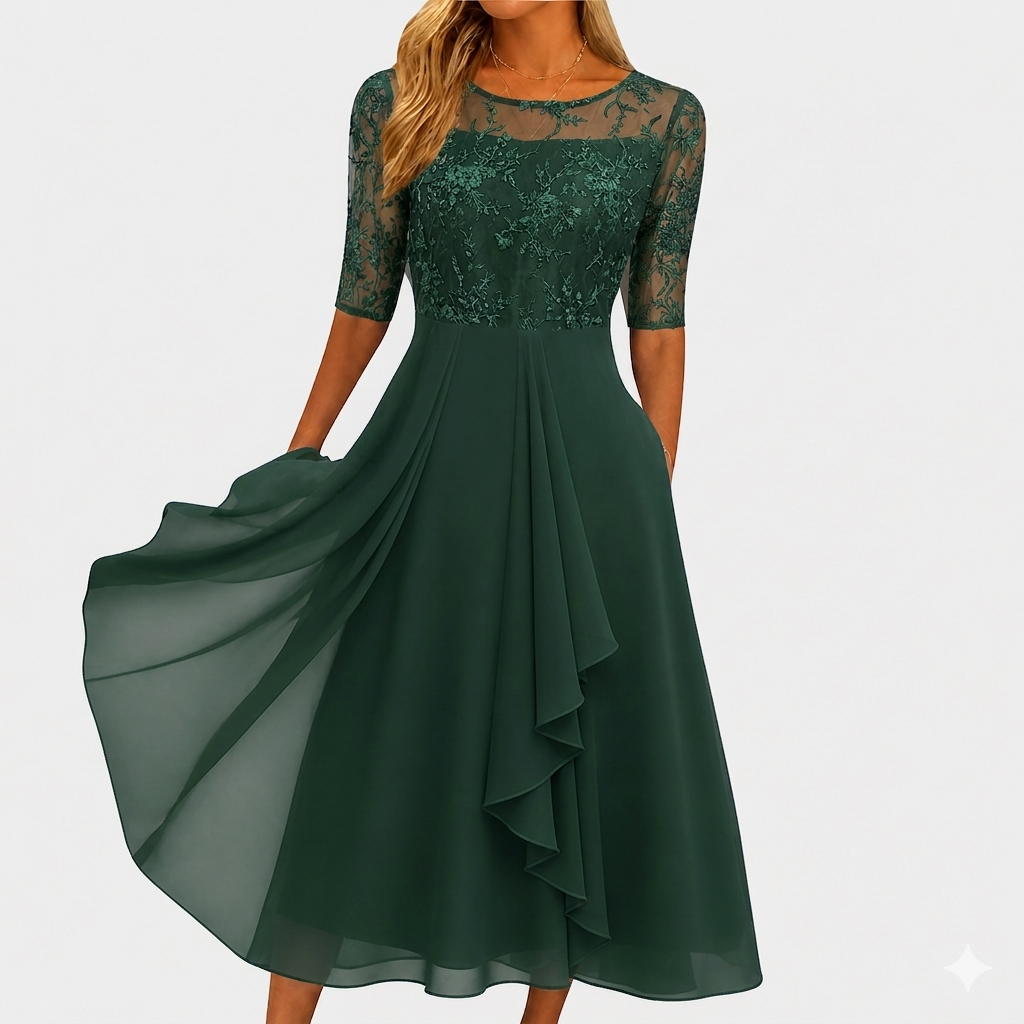 Blanca | Vestido elegante de encaje