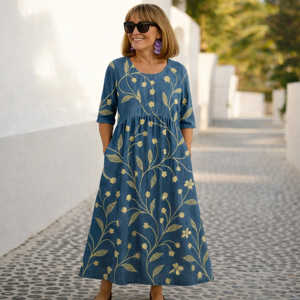 Lilia | Vestido midi cómodo y elegante