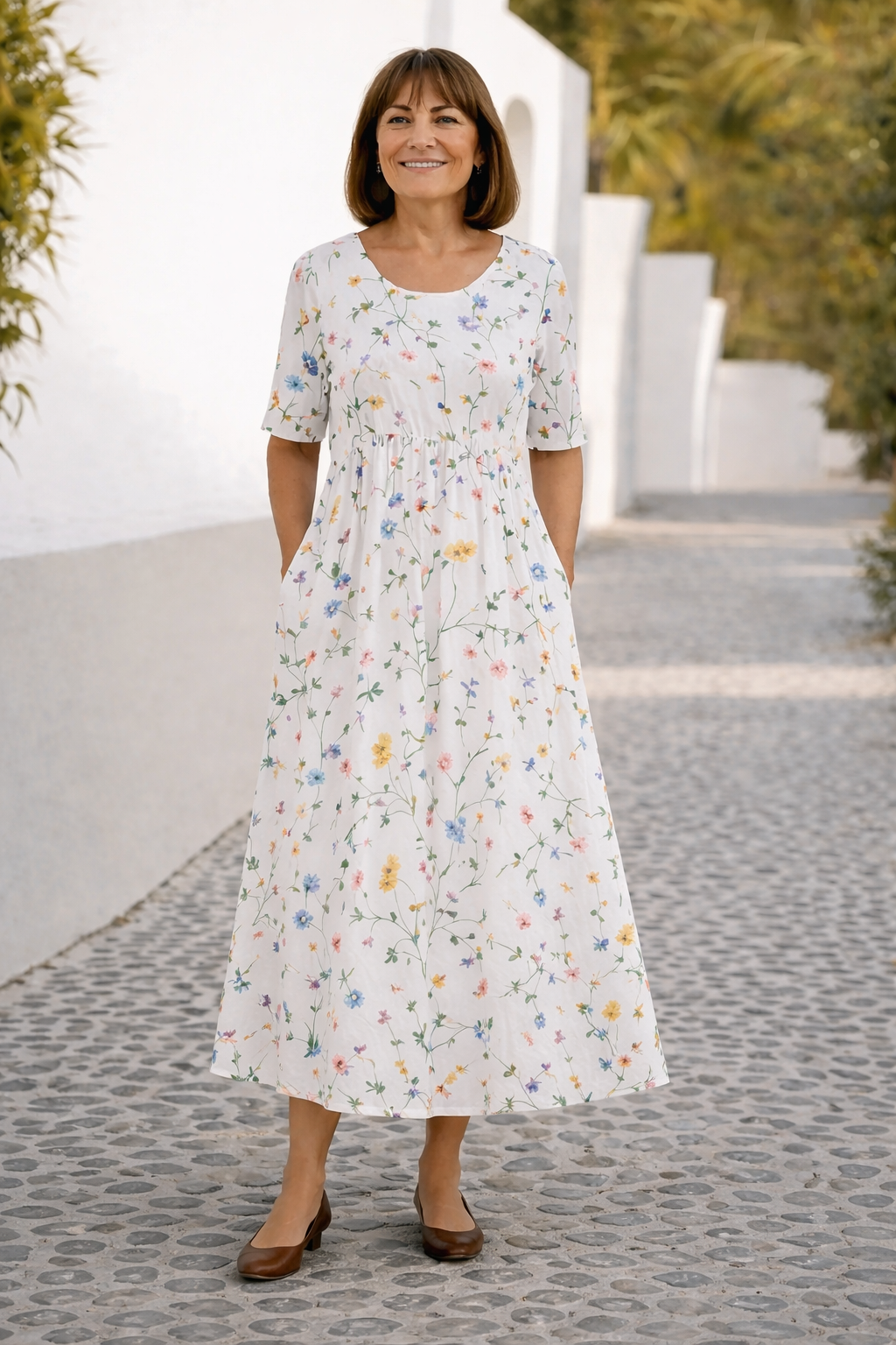 Robina | Vestido Midi Floral