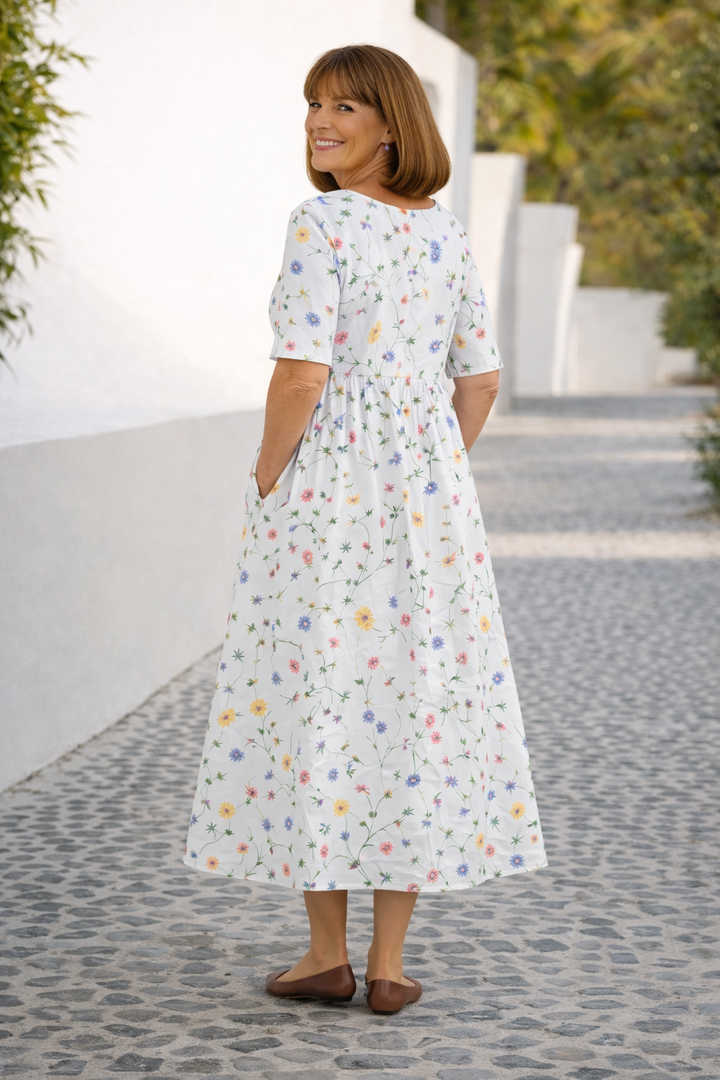 Robina | Vestido Midi Floral