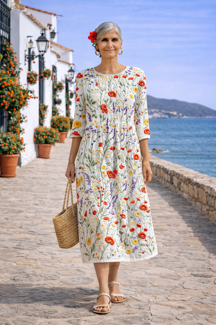 Natalia | Vestido Floral Elegante