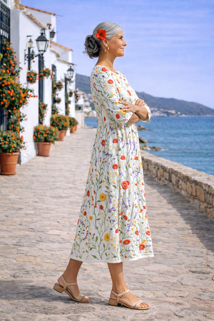 Natalia | Vestido Floral Elegante